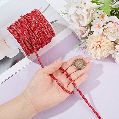 25M Sparkle Polyester Round Cord OCOR-BC0009-51C-1