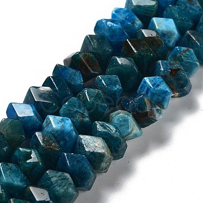 Natural Apatite Beads Strands G-D091-A09-1