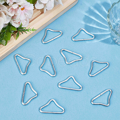 10Pcs Iron Adjuster Triangle Buckles IFIN-GF0001-62-1