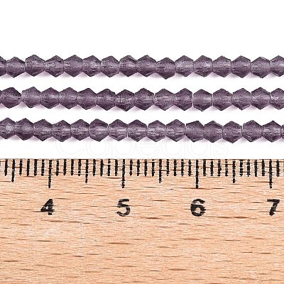 Imitate Austrian Crystal Frosted Glass Beads Strands EGLA-A039-T3mm-MD04-1
