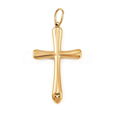 304 Stainless Steel Pendants STAS-K307-06C-G-1
