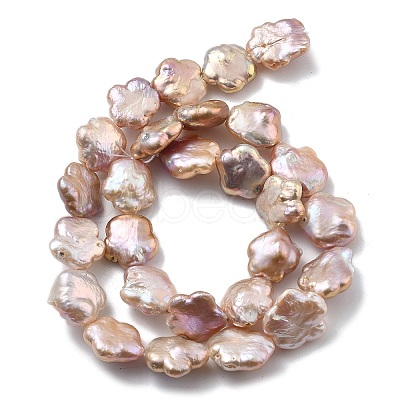 Natural Baroque Keshi Pearl Beads Strands PEAR-P064-07B-02B-1