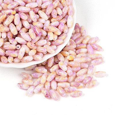 Baking Paint Glass Seed Beads SEED-N008-06B-1