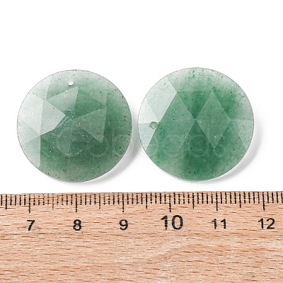 Natural Green Aventurine Pendants G-H331-01B-1