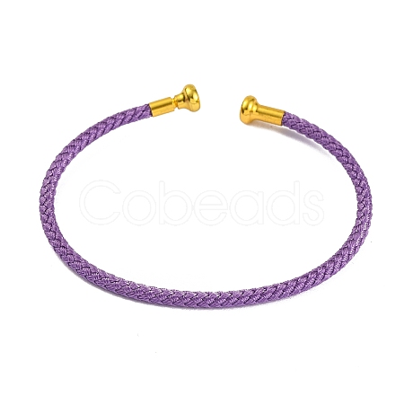 Braided Carbon Steel Wire Bracelet Making MAK-A017-B46-1
