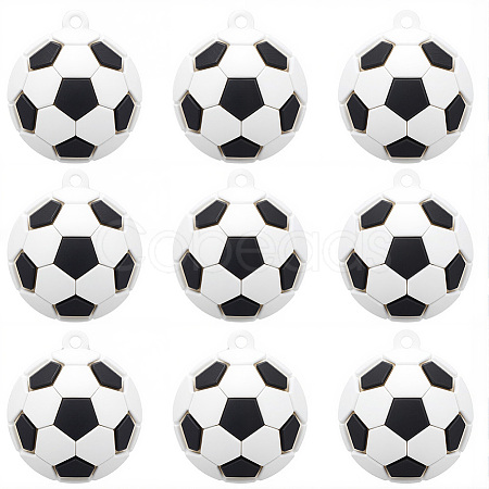 10Pcs PVC & Iron Charms FIND-SC0022-19-1