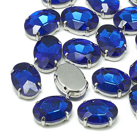 Sew on Rhinestone RGLA-T091-6x8mm-11P-1
