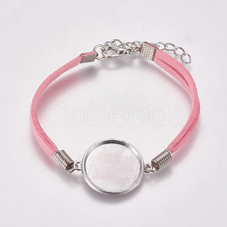 Faux Suede Bracelet Making MAK-WH0007-01A-1