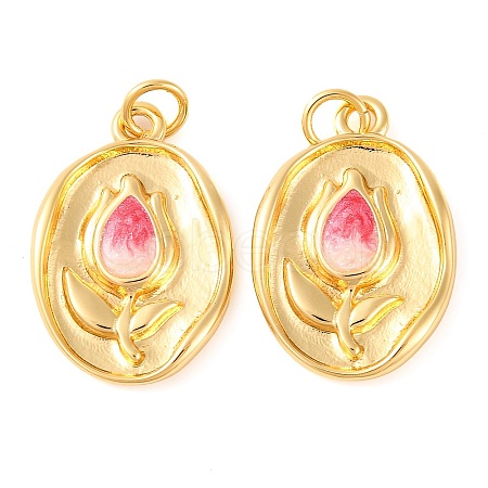 Rack Plating Brass Pendants KK-H486-12G-01-1