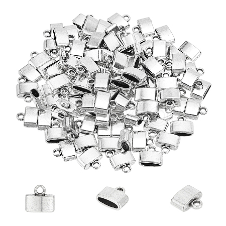 100Pcs Tibetan Style Alloy Cord Ends FIND-NB0004-53-1