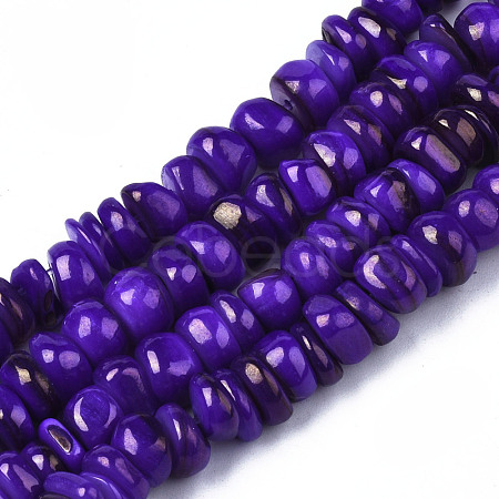 Natural Trochid Shell/Trochus Shell Beads Strands SHEL-S258-081-B02-1