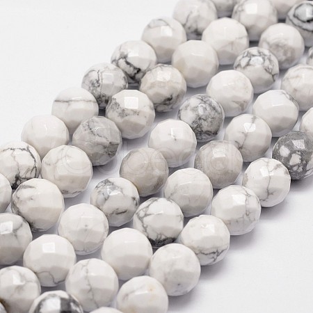 Natural Howlite Beads Strands G-D840-44-10mm-1