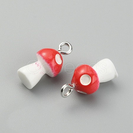 Opaque Resin Pendants LS-RESI-CJC0012-16C-1