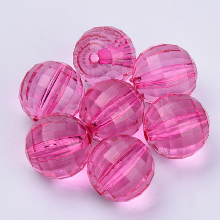 Transparent Acrylic Beads TACR-Q254-8mm-V08-1