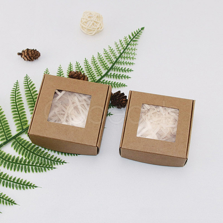 Square Paper Boxes with Clear Window SOAP-PW0001-169A-01-1