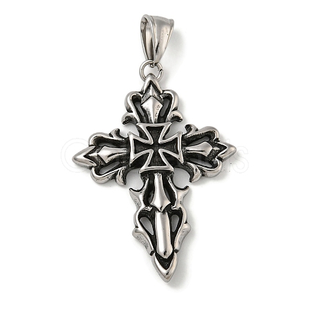 316 Surgical Stainless Steel Pendants STAS-Z073-72AS-03-1
