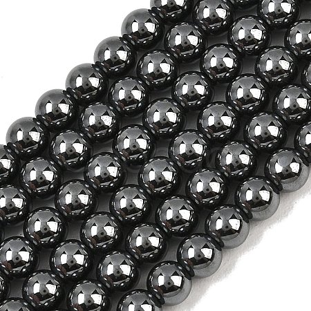 Synthetic Non-magnetic Hematite Beads Strands GG-CBAB93D-B01-5mm-1