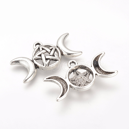 Tibetan Style Alloy Pendants LS-X-TIBE-Q070-51AS-NR-1