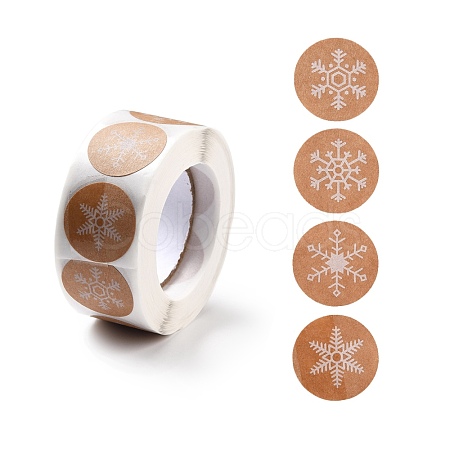 Flat Round Roll Stickers DIY-B045-02-1