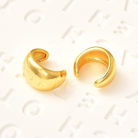 Rack Plating Brass Cuff Earrings for Women EJEW-H091-17G-1