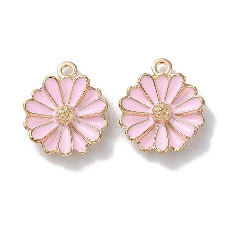 Alloy Enamel Pendants ENAM-O001-07D-G-1