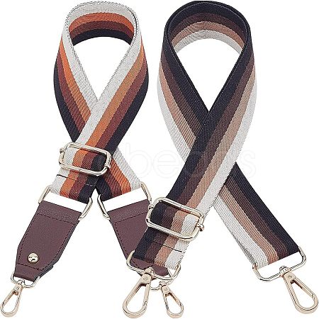 2Pcs 2 Styles Canvas & Cotton Bag Handles FIND-CA0002-37-1