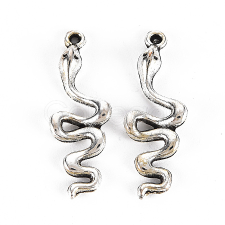 Tibetan Style Alloy Pendants X-TIBE-S323-107AS-RS-1
