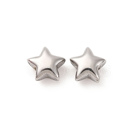 304 Stainless Steel Beads X-STAS-A117-01D-P-1