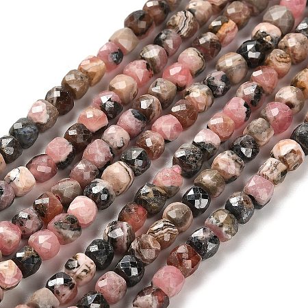 Natural Argentina Rhodonite Beads Strands G-B107-B01-01-1