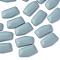 Opaque Acrylic Cabochons, Nuggets, Aqua, 27x14.5x5mm, about 300pcs/500g