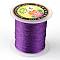 Round Metallic Thread, 12-Ply, Purple, 1mm, about 54.68 yards(50m)/roll