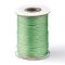 Korean Waxed Polyester Cord, Dark Sea Green, 1mm, about 85yards/roll