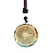 Resin & Natural & Synthetic Mixed Gemstone Pendant Necklaces, Flower, 25.59 inch(65cm)