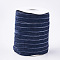 Single Face Velvet Ribbon, Marine Blue, 3/8 inch(9.5~10mm), about 50yards/roll(45.72m/roll)