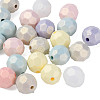 Spray Painted Acrylic Beads MACR-N006-26-C01-1
