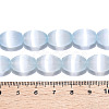 Dyed Natural Selenite Beads Strands G-T138-232D-4