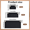 4Pcs Rectangle Felt Purse Organizer Insert FIND-DR0001-97A-2