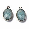 Natural Amazonite Pendants G-Q998-020B-2