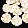 Handmade Reed Cane/Rattan Woven Beads WOVE-T005-12B-1