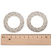 Tibetan Style Alloy Linking Rings TIBE-Q035-055AS-NR-3