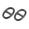 304 Stainless Steel Oval Links Connector Charms STAS-F366-02A-EB-2