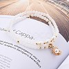 Faceted Glass Bead Stretch Bracelets BJEW-JB05488-02-4