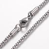 Non-Tarnish 304 Stainless Steel Necklace MAK-K004-02P-2