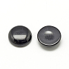 Synthetic Black Stone Cabochons G-R416-12mm-46-1-2
