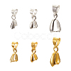 Brass Ice Pick Pinch Bails KK-TA0007-51-1