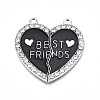 Alloy Enamel Split Pendant ENAM-S130-25A-1