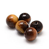 Grade A Natural Tiger Eye Round Beads X-G-L451-01-6mm-2