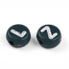 Opaque Acrylic Beads OACR-H046-02E-3