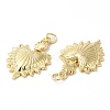 Eco-Friendly Rack Plating Brass Pendants KK-R143-17G-3