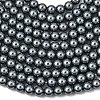 Eco-Friendly Dyed Glass Pearl Round Beads Strands HY-A002-6mm-RB077-4